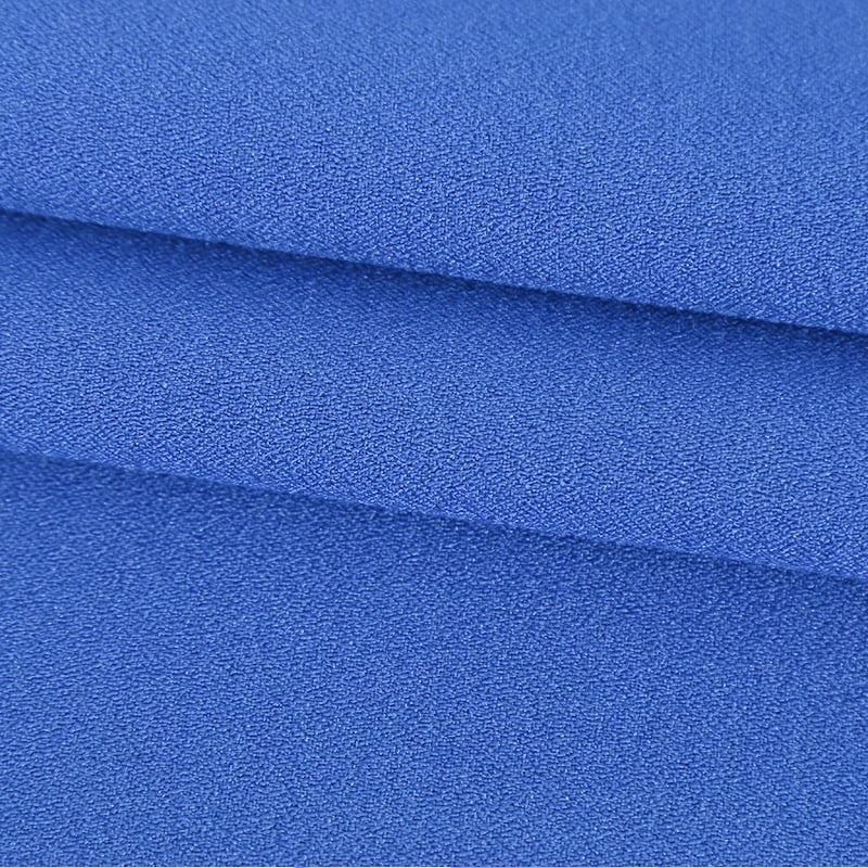 FX50182 Plain Dyed Tr Suiting Fabric Crepe Polyester Rayon Spandex Fabric For Ladies'S Outwear