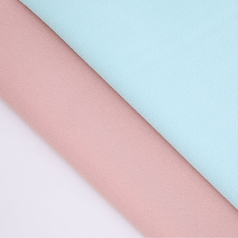 FX50226 Reactive Dyed Wrinkle Resistant Poly Rayon 4 Way Stretch Crepe Fabric For Suit And Pants