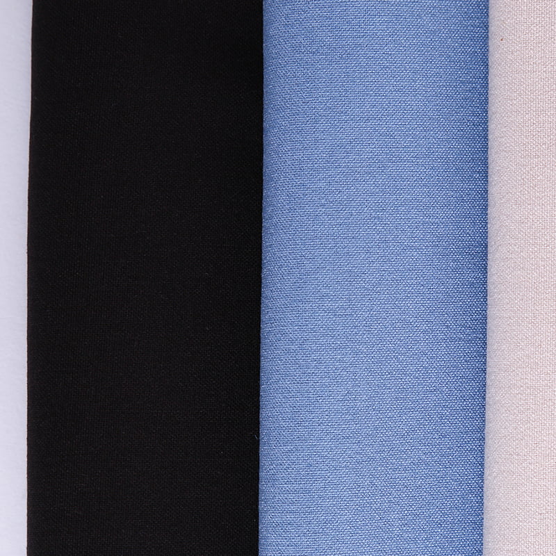 FX50326 Colorful Viscose/Poly Plain Dyed Tr Spandex Fabric For Ladies’S Trousers And Uniforms