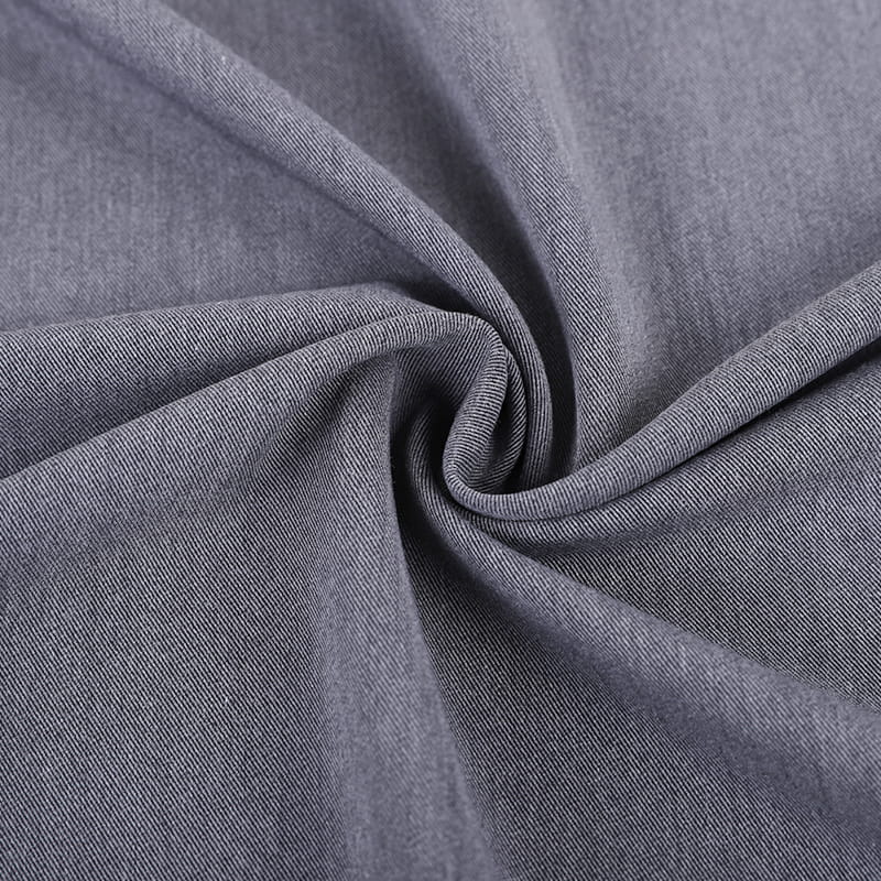 FX54444 High Fastness Wrinkle Resistant Anti Pilling Poly Viscose Spandex Twill Fabric For Trousers Suit