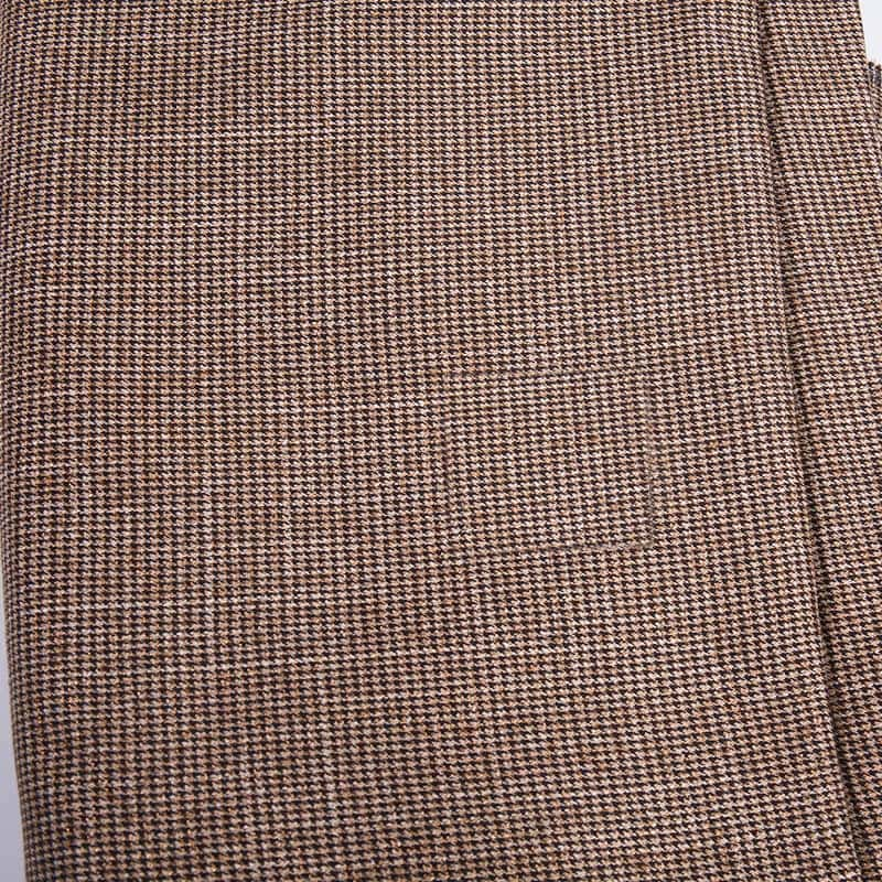 FX54372 Yarn Dyed Customize Houndstooth Design Poly Rayon Spandex Woven Fabric For Suit And Uniforms