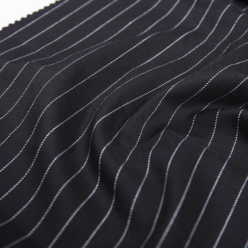 FX55858 Colorful Stripe Design Yarn Dyed Customize Tr Spandex Woven Fabric Suit And Blazers