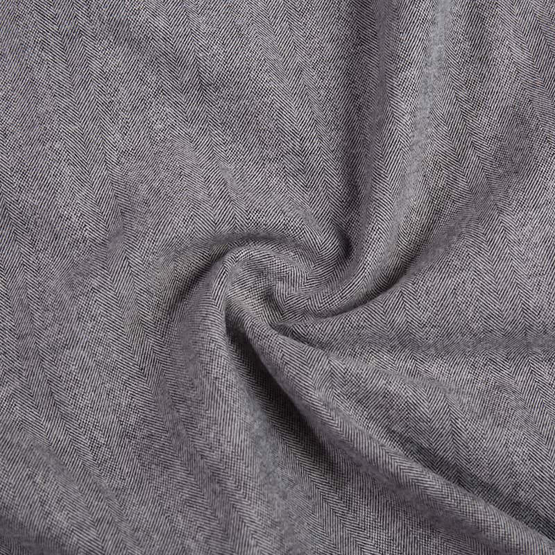 FX54869 Herringbone Design Heavy Weight Poly Viscose Wool Cashmere Blend Fabric For Suit